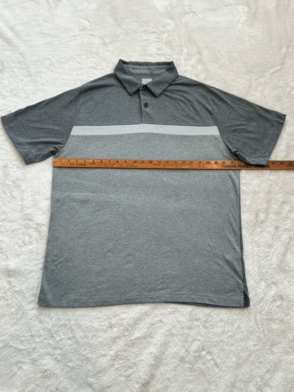 BUNDLE TWO Callaway golf navy blue and gray polo shirts Size L - Picture 7 of 11